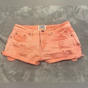 Jesse Jeans Light Pink Wash Demin Shorts S.28